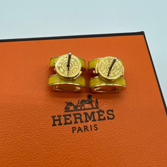 Authentic Hermes Mini Pop H earrings - Picture 5 of 15